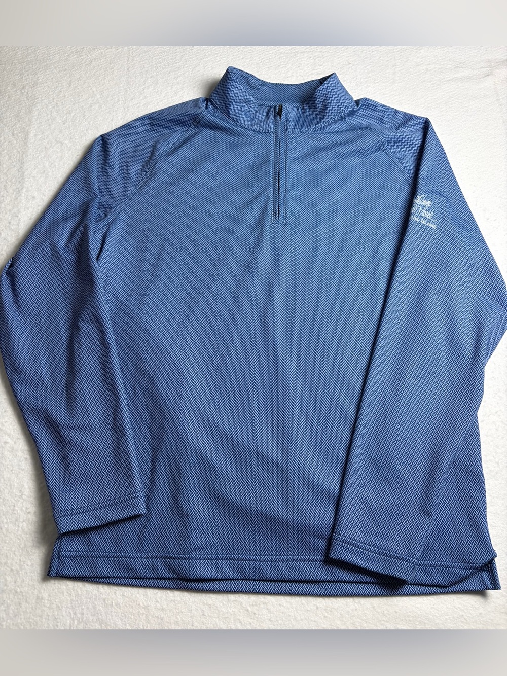 Donald Ross Sport Men's Performance Quarter-Zip Pullover Jacket -‎ Blue